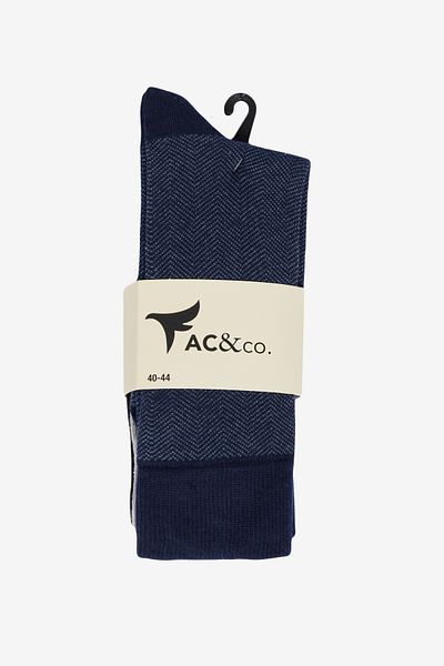 AC&Co / Altınyıldız Classics Schwarz-grau gemusterte 3-teilige Socken für Herren