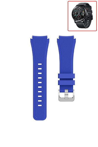 Tagomoon Honor Magic Watch 2 46mm Akıllı Saat Uyumlu Tırtık Desenli Silikon K...