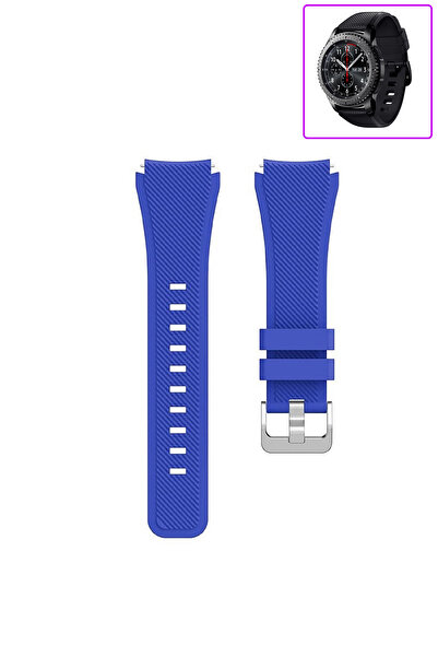 Tagomoon Samsung Gear S3 Frontier Akıllı Saat Uyumlu Tırtık Desenli Silikon K...