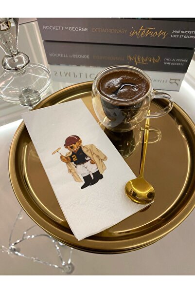 busrasdesign منديل عرض تيدي بير 16 قطعة