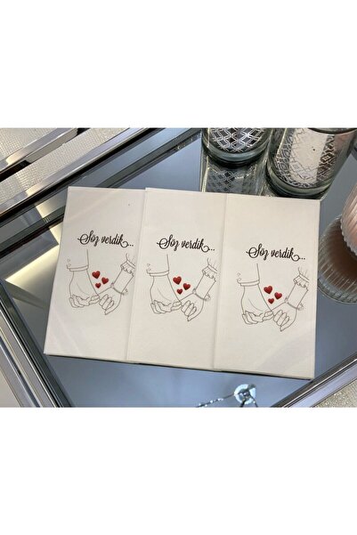 busrasdesign مجموعة مناديل الوعد المكونة من 16 قطعة