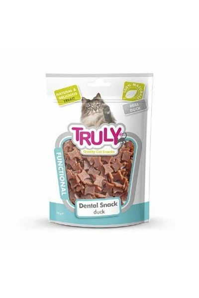 TRULY Dental Care Cat Treat with Duck 50 Gr