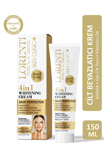 LORENTİ Cream 150 ml - Skin Whitening, Brightening, Color Evening