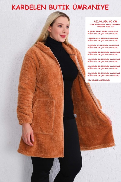Kardelen Butik Ümraniye Polar Uzun Peluş Hırka
