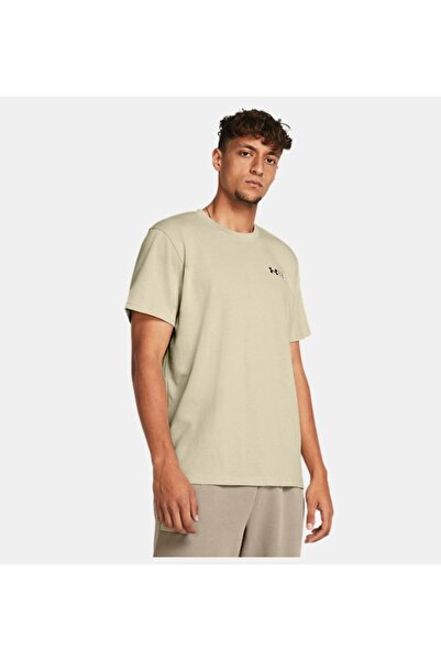 Under Armour Erkek UA Heavyweight Left Chest Logo Repeat Kısa Kollu 1382904-273