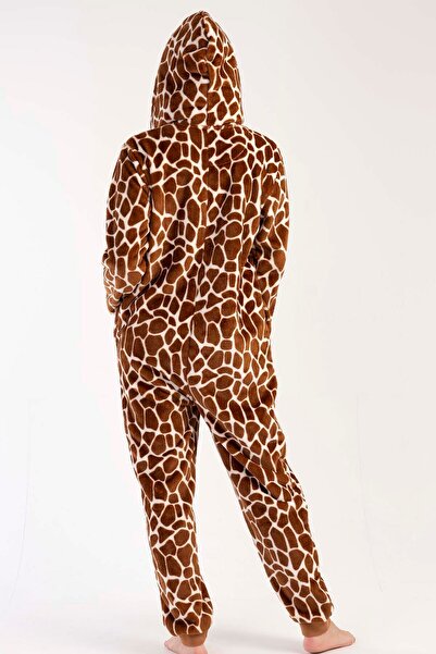 VİENETTA Kadın Soft Kapşonlu Uzun Fermuarlı Manşetli Cepli Tulum