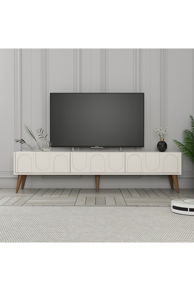 Variant Mobilya Lyon Alt TV Ünitesi - Ceviz / Krem