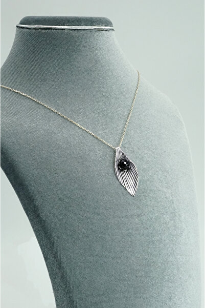 ANDİYANORA El Yapımı Oltu Taşlı Gümüş Kolye,kişiye Özel Hediyelik,sevgililer ...