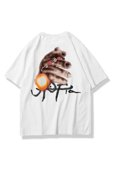 FANBOX SHOP Unisex Utopia Light Travis Scott Tshirt White