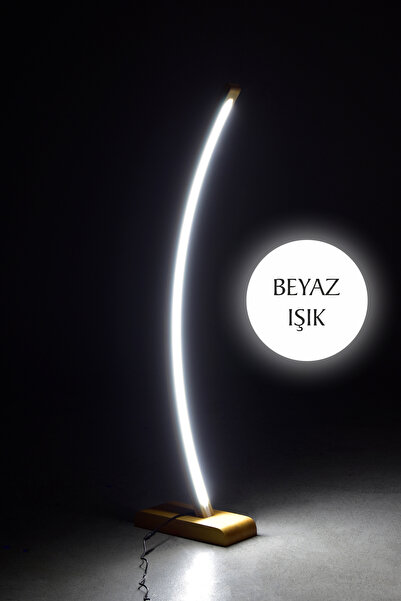 VİLİNZE Vilinze Jedi Ahşap LED Dekoratif Ayaklı Lambader