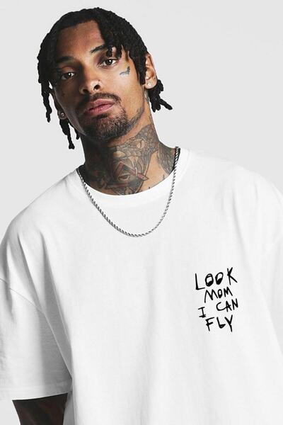 Tarzsokak Aspect tricotat unisex Mom I Can Fly Printed