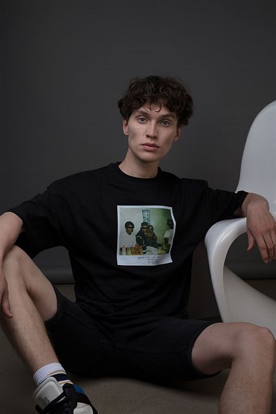 FANBOX SHOP Unisex Kendrick Lamar M.a.a.d City Black Tshirt