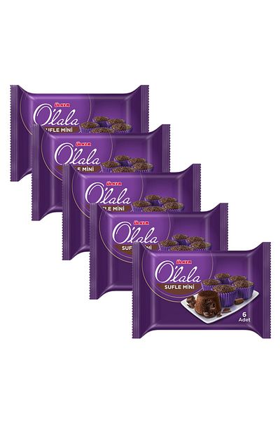 Ülker O'Lala Soufflé Mini 162 g X 5 Pieces
