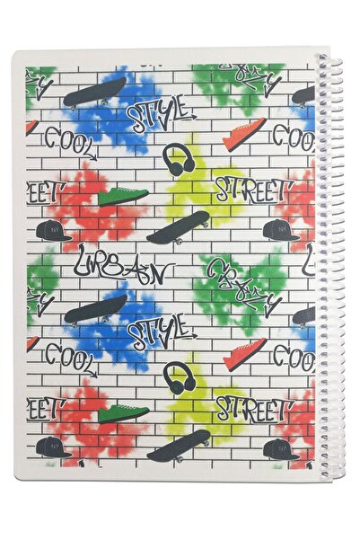 Tigra Star 80 Листовий спіральний зошит А4 для школи - Взуття Скейтборд