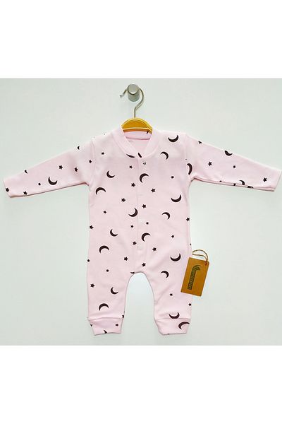 nc gift Cotton Interlock Front Snaps Baby Jumpsuit Without Booties
