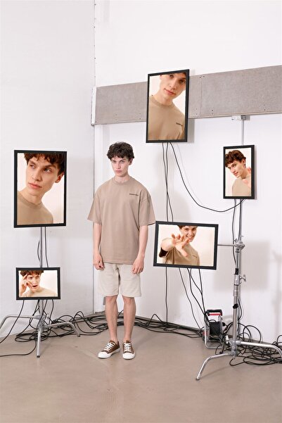 Adrift Πέτρινο μπλουζάκι Unisex Essentials 303