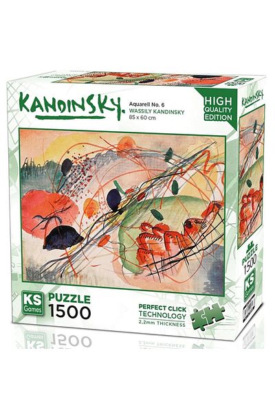 Ks Games 1500 Piece Aquarell No 6 Puzzle