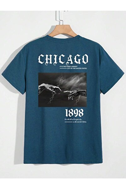 Tarzsokak Femei Negru Oversize 100% Bumbac Chicago