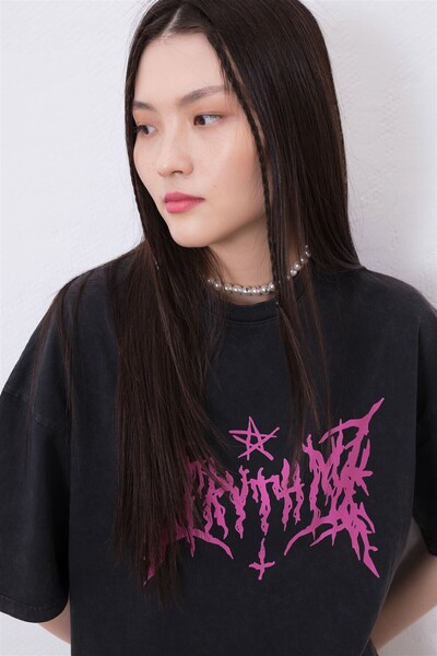 Adrift Μπλουζάκι Unisex Gothic Harajuku Anthracite