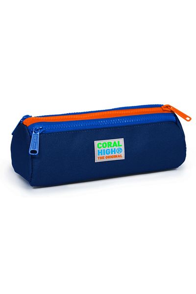 Coral High Μπλε Navy Τσάντα στυλό τριών τμημάτων - αγόρι