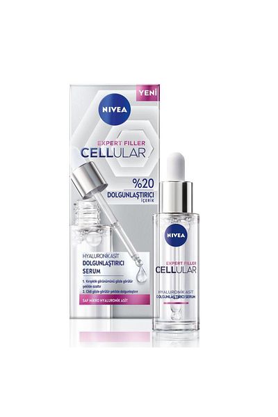 NIVEA 30 ml Brightt256 - Intense Moisturizing Cellular Expert Filler Serum - Hyaluronic Acid Plumping