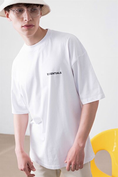 Tarzsokak Tricou alb unisex Essentials 303