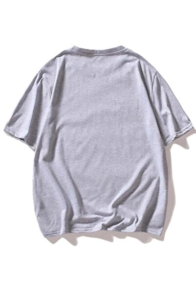 Adrift Ανδρικό γκρι μπλουζάκι Oversize Brooklyn T-shirt