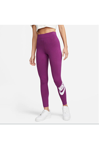 Nike W Nsw Essntl Gx Mr Lggng Swsh Kadın Günlük Stil Tayt CZ8528-503