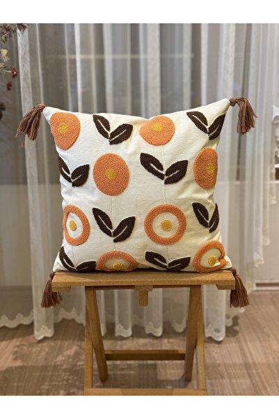 BUGİ HOME COLLECTİON CAZ DECORATIVA KIRLENT BRODAT SINGLE POUNCH