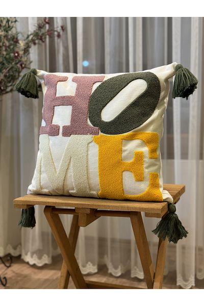 BUGİ HOME COLLECTİON CAZ DECORATIVA KIRLENT BRODAT SINGLE POUNCH