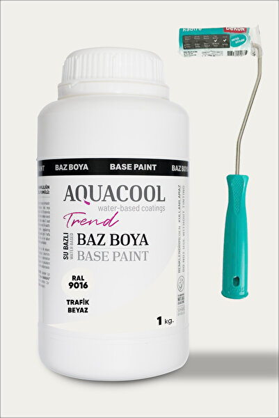 Aquacool Trend Çok Amaçlı Geri Dönüşüm Boyası - Akrilik Boya - Baz Serisi 1 Kg