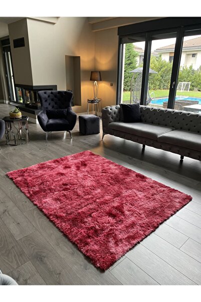 Turkrugs Yüksek Kalite Tavşan Tüyü Post Halı (140X140 OLAN ÖLÇÜ YUVARLAKTIR)