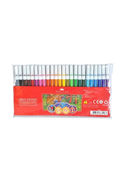 TRİX Trix 24 Renk Keçeli Kalem T-862