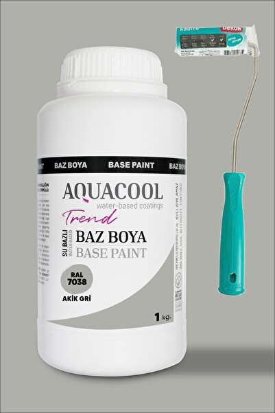 Aquacool Trend Çok Amaçlı Geri Dönüşüm Boyası - Akrilik Boya - Baz Serisi 1 Kg