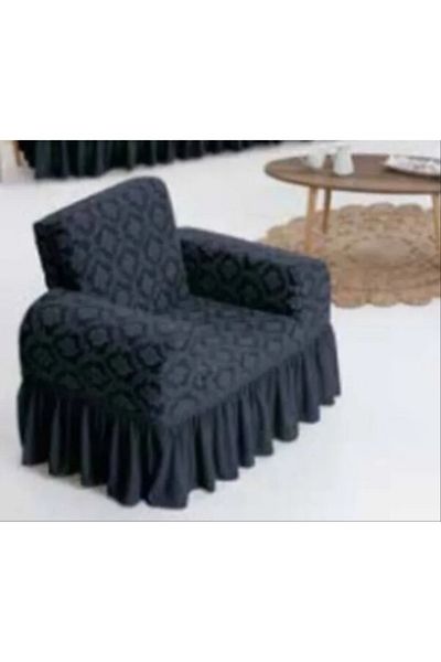 Bright Home Single Jacquard Seat Cover - Armchair Cover and Shawl Pattern (1 Piece)