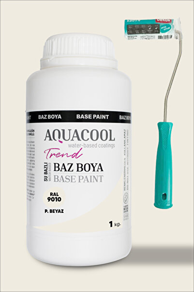 Aquacool Trend Çok Amaçlı Geri Dönüşüm Boyası - Akrilik Boya - Baz Serisi 1 Kg