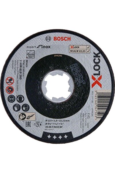 Bosch X-lock 115*1,6 Mm Expert Inox Kesme Taşı 2608619260
