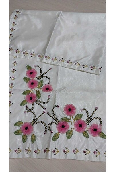 Papatyam El Yapımı Çeyizlik Bohça/Kurdele İşi El Yapımı Bohça/Çeyiz Bohçası