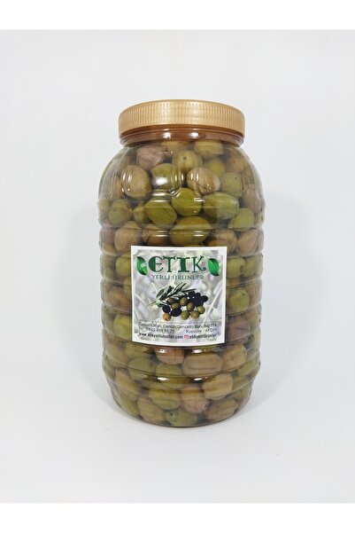 etik yerli ürünler Memecik Cinsi Dilme Tatlanmış Zeytin 3 Kg