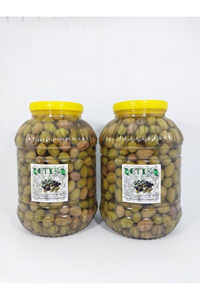 etik yerli ürünler Memecik Cinsi Dilme Tatlanmış Zeytin 2'li Paket 5 Kg 5 Kg