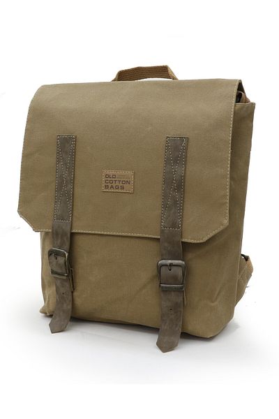 Old Cotton Τσάντα 7000 S Patroit Αδιάβροχη τσάντα για φορητό υπολογιστή 15,6 σχολικής πλάτης από κερωμένο καμβά