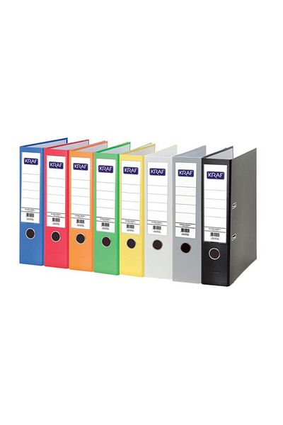 KRAF Wide Cut 1025 Model White Office Folder