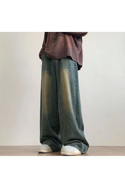 BROOD's Y2k Navy Blue Stonewashed Vintage Jeans