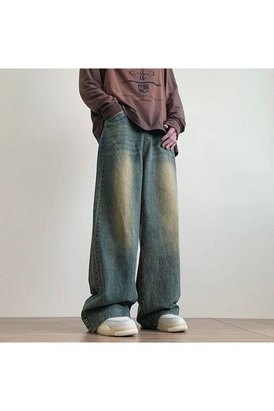 BROOD's Y2k Navy Blue Stonewashed Vintage Jeans