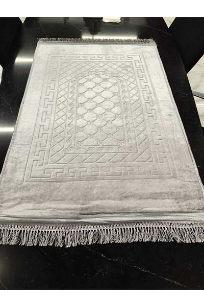 ZSM ELİSA LİFE Digital Printing Plush Prayer Rug