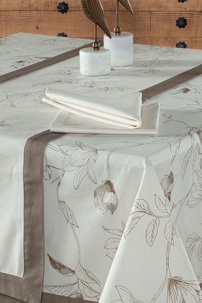Sarev Zoe Bej 100% Bumbac 2 Pachet Servetel 45*45 cm