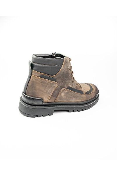 JAMES FRANCO 9340 Коричневі шкіряні чоловічі черевики Crazy