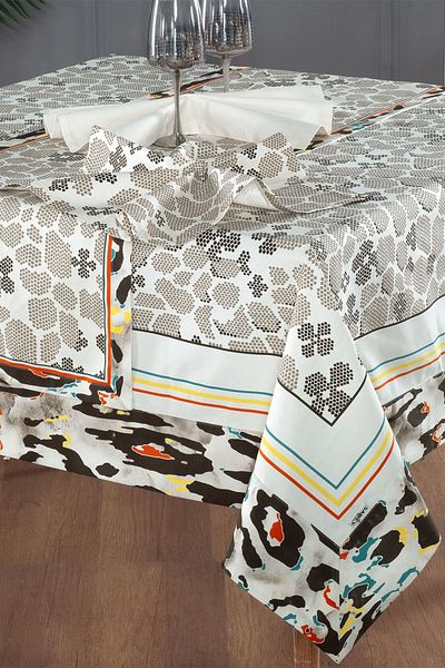 Sarev Fata de Masa Woody Beige 100% Bumbac 160*240 cm