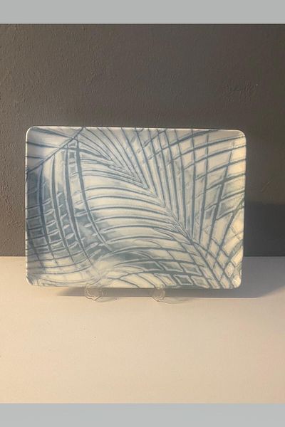 Kütahya Porselen 30x22 cm Plain Cheese Deli Cake Presentation Plate