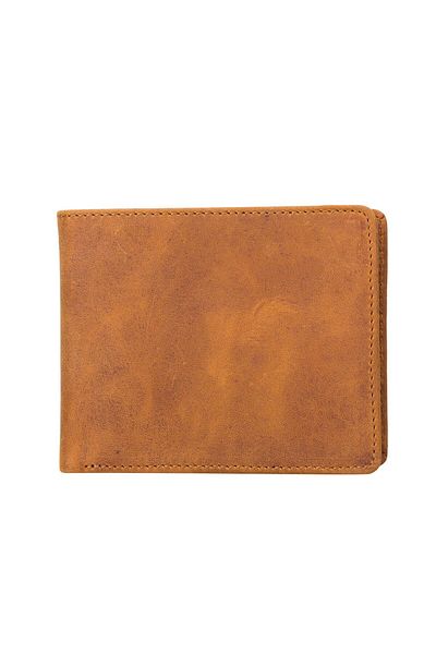 PLM Marky Leather Wallet and Card Holder, 10 Card Compartments, Antique Tan